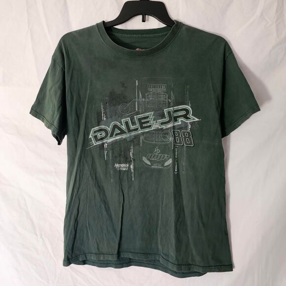 2010 Dale Earnhardt Jr green racing sprint cup tshirt - Picture 1 of 5